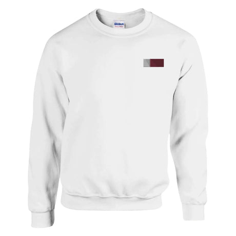 Sweat-shirt drapeau du qatar en broderie - pixelformaflag