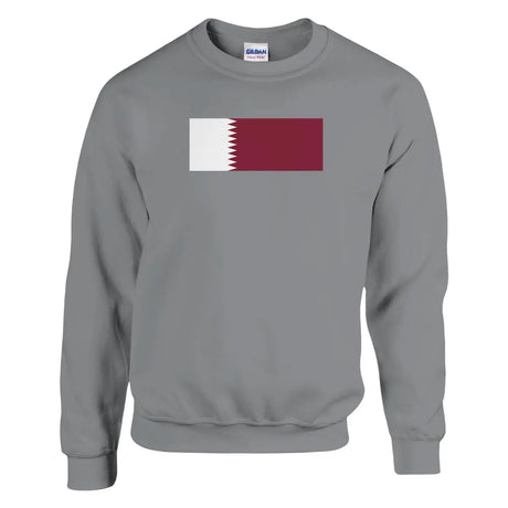 Sweat-shirt Drapeau du Qatar - Pixelforma 