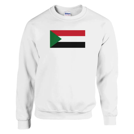 Sweat-shirt drapeau du soudan - pixelformaflag