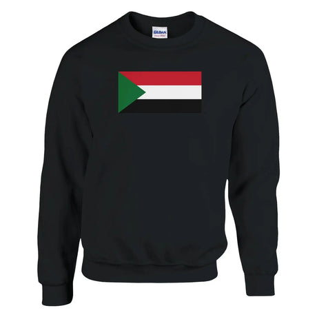 Sweat-shirt drapeau du soudan - pixelformaflag