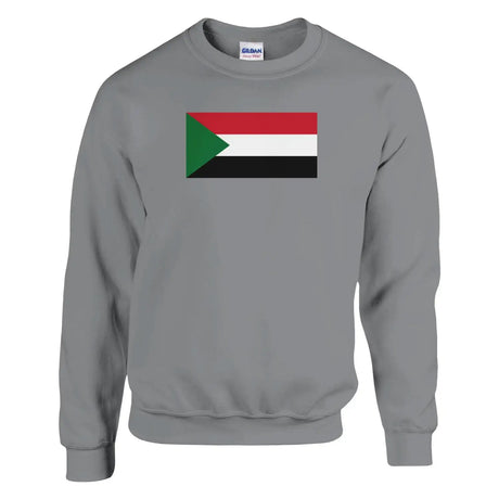 Sweat-shirt drapeau du soudan - pixelformaflag