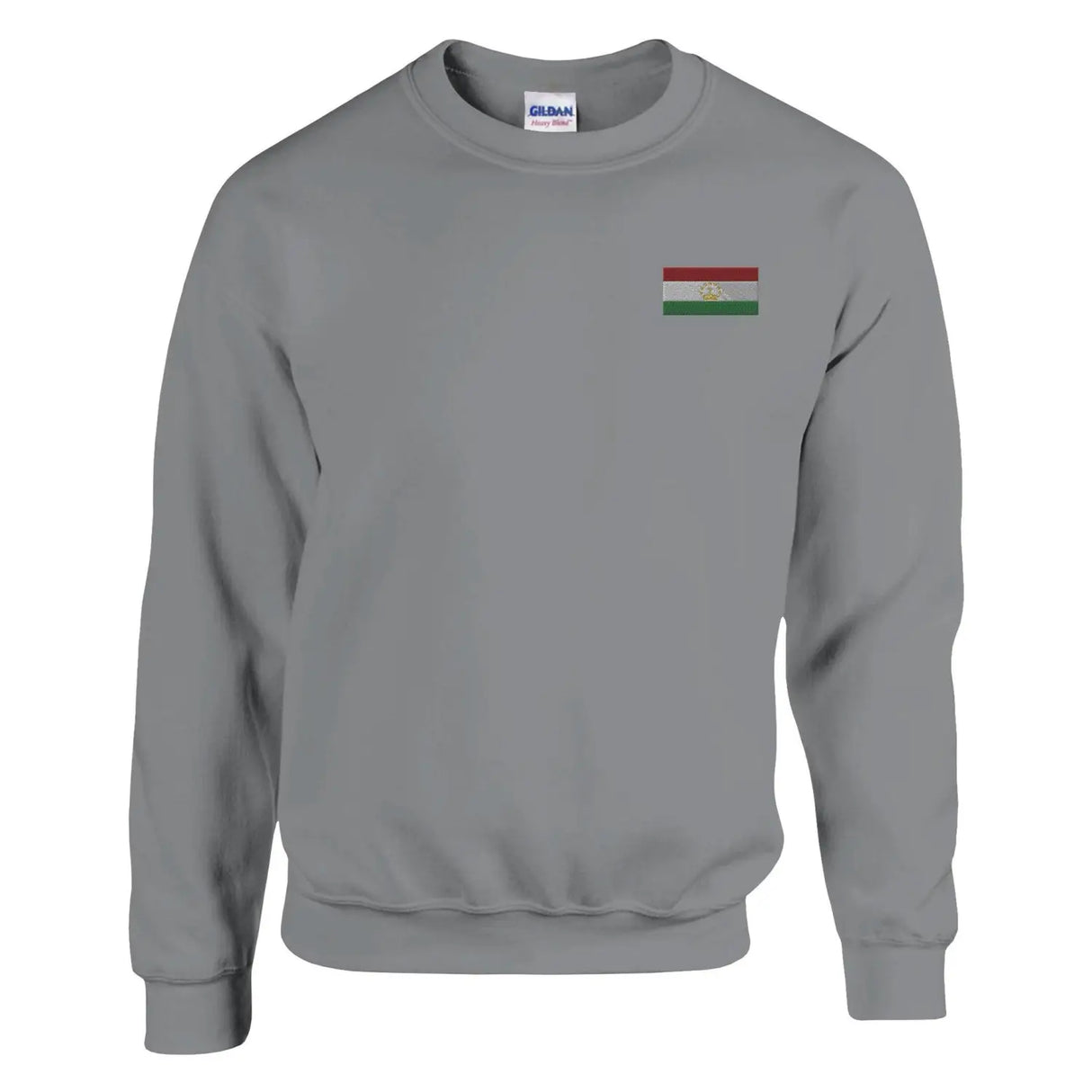 Sweat-shirt drapeau du tadjikistan en broderie - pixelformaflag