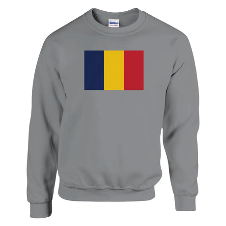Sweat-shirt drapeau du tchad - pixelformaflag