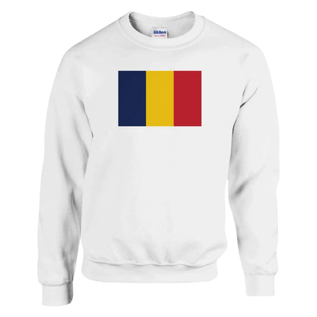 Sweat-shirt drapeau du tchad - pixelformaflag