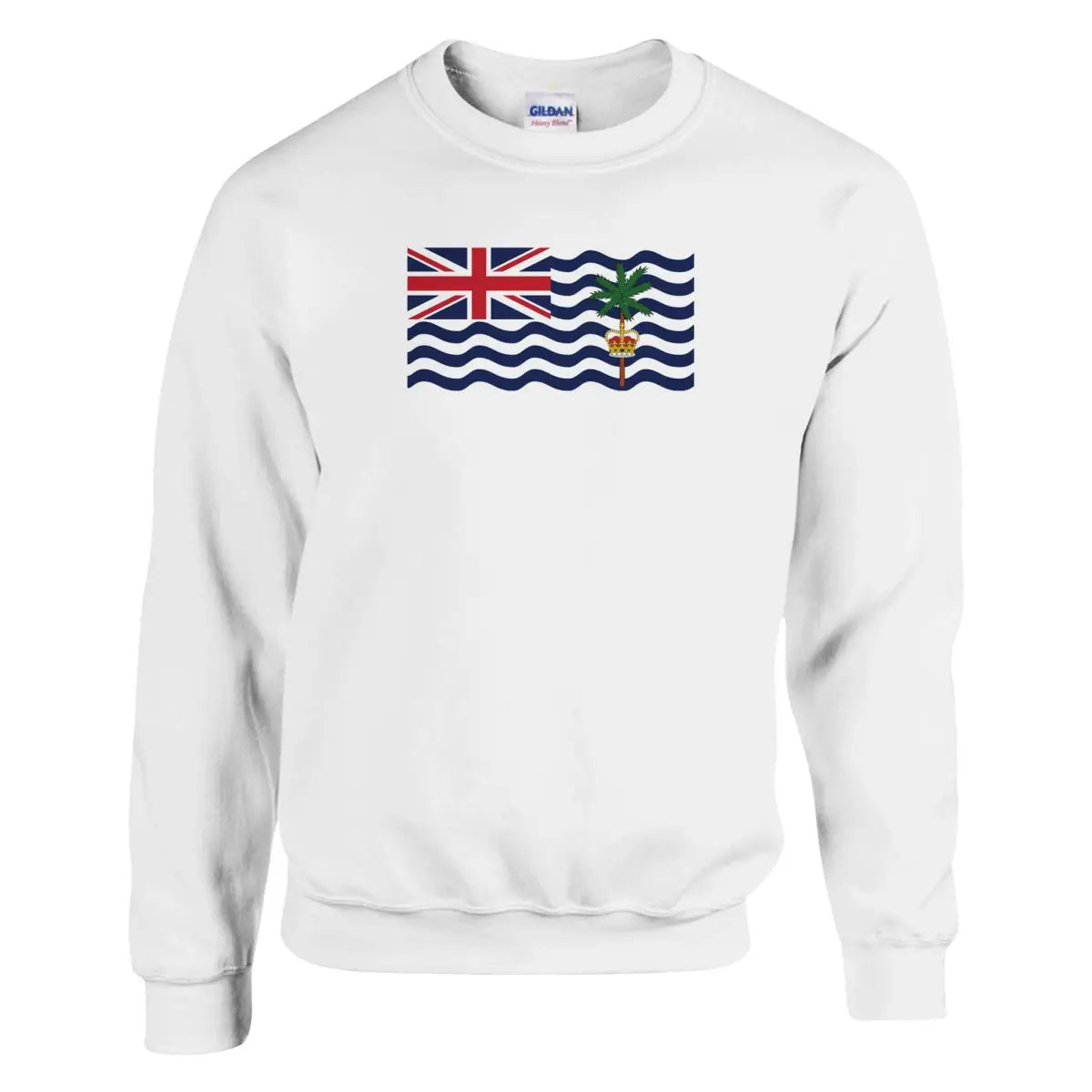 Sweat-shirt Drapeau du Territoire britannique de l'océan Indien - Pixelforma 