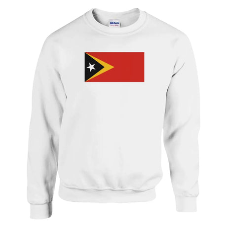 Sweat-shirt Drapeau du Timor oriental - Pixelforma 