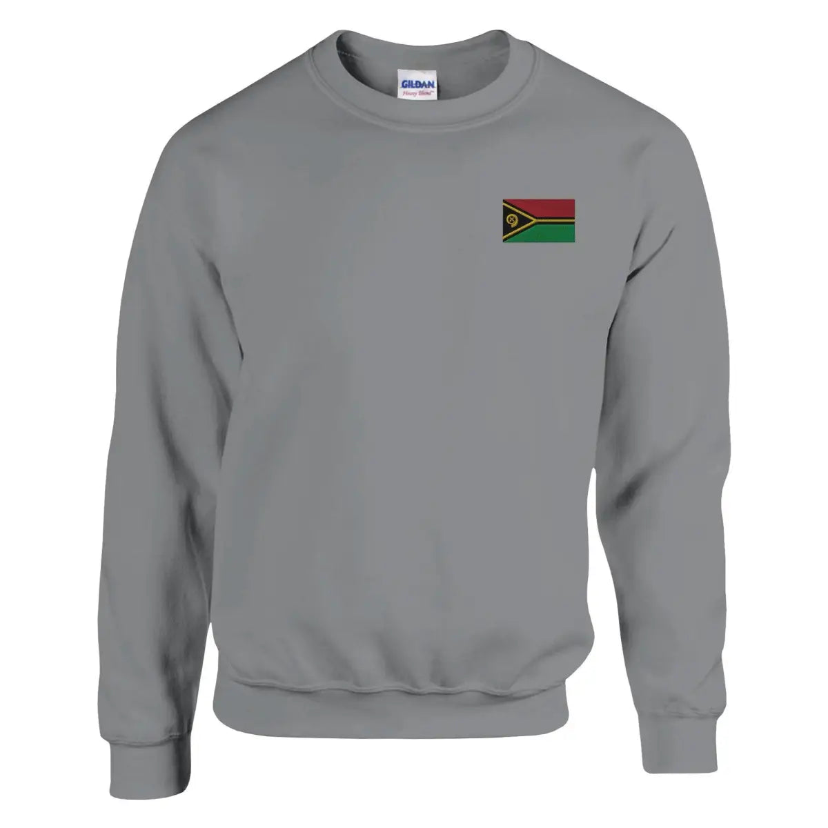 Sweat-shirt drapeau du vanuatu en broderie - pixelformaflag