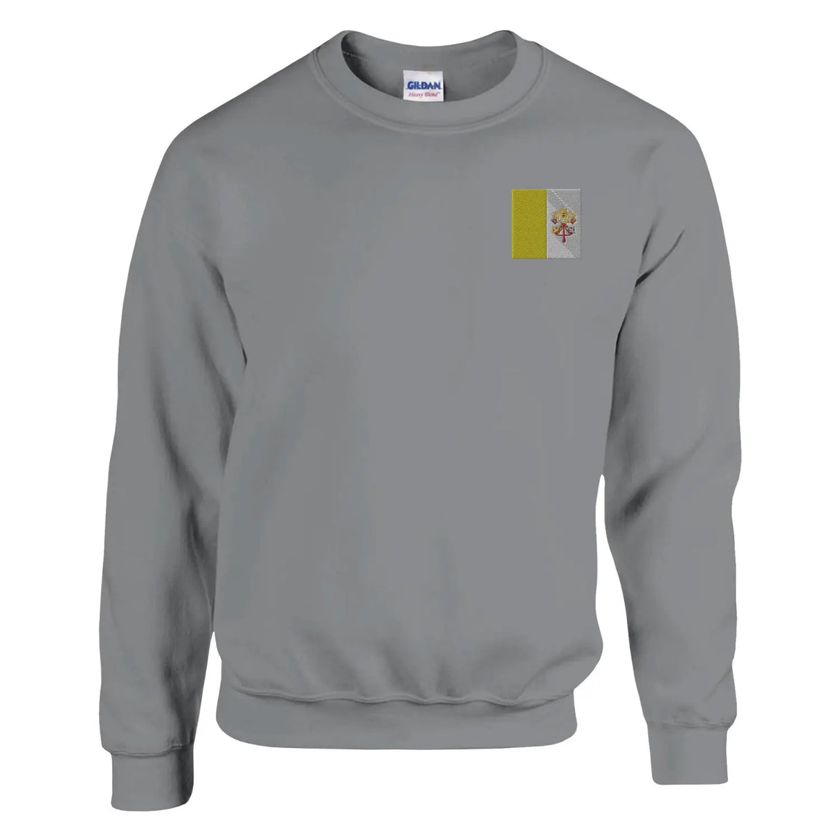 Sweat-shirt drapeau du vatican en broderie - pixelformaflag
