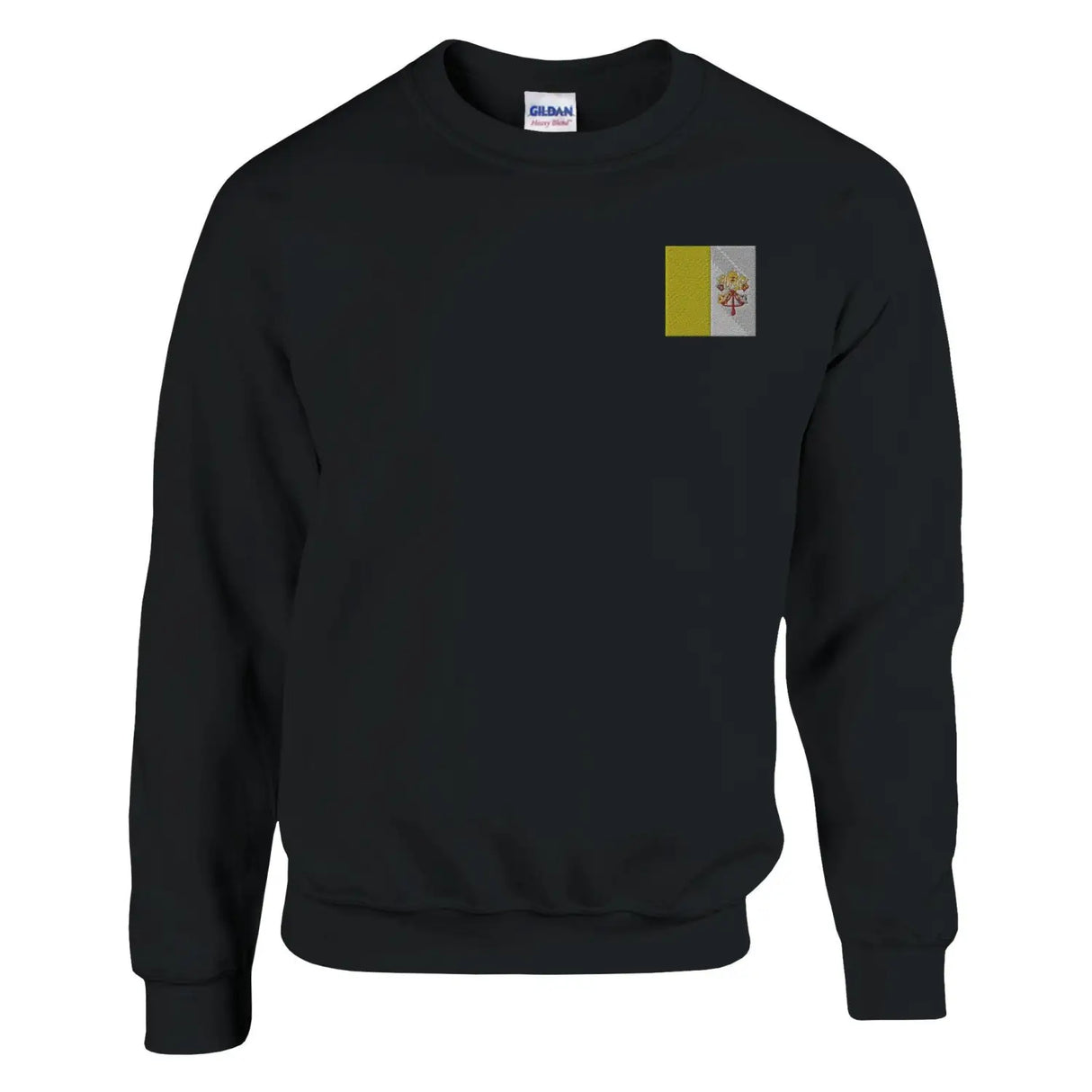 Sweat-shirt drapeau du vatican en broderie - pixelformaflag