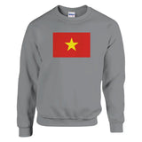 Sweat-shirt drapeau du viêt nam - pixelformaflag