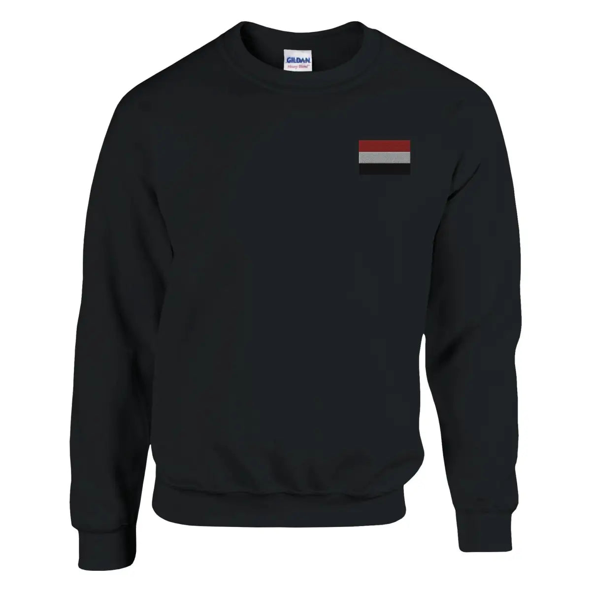 Sweat-shirt Drapeau du Yémen en broderie - Pixelforma 