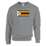 Sweat-shirt drapeau du zimbabwe - pixelformaflag