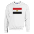Sweat-shirt drapeau égypte coton mélangé brodé doux