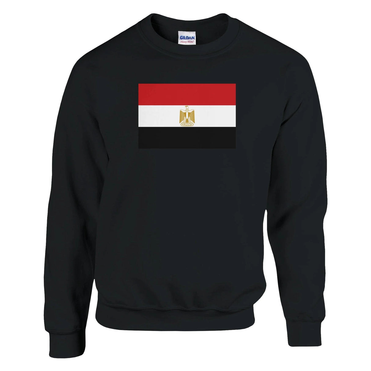 Sweat-shirt drapeau égypte coton mélangé brodé doux