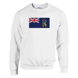 Sweat-shirt drapeau géorgie du sud coton mélangé brodé