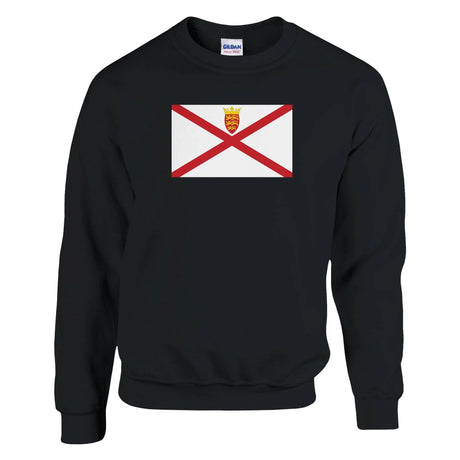 Sweat-shirt drapeau jersey coton mélangé brodé confortable