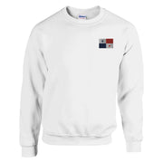 Sweat-shirt drapeau panama broderie couleur coton mélangé