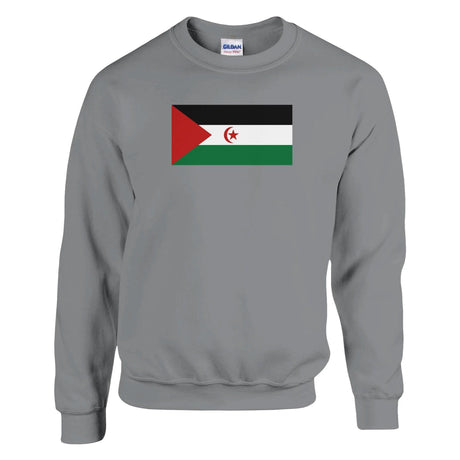 Sweat-shirt drapeau république arabe sahraouie coton mélangé
