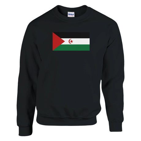 Sweat-shirt drapeau république arabe sahraouie coton mélangé