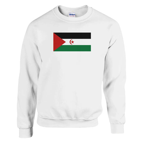 Sweat-shirt drapeau république arabe sahraouie coton mélangé
