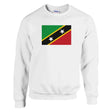 Sweat-shirt drapeau saint-christophe-et-niévès coton mélangé