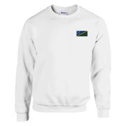 Sweat-shirt drapeau salomon broderie couleur coton mélangé