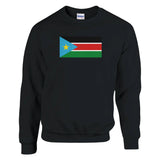 Sweat-shirt drapeau soudan du sud coton mélangé doux