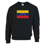 Sweat-shirt drapeau venezuela coton mélangé brodé doux