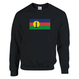 Sweat-shirt drapeaux nouvelle-calédonie coton mélangé doux