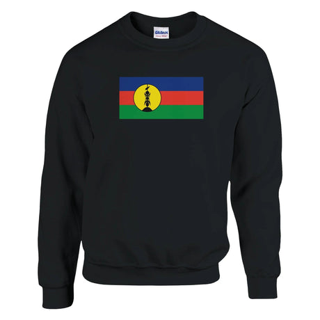 Sweat-shirt drapeaux nouvelle-calédonie coton mélangé doux