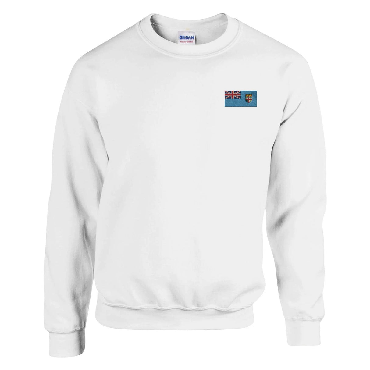 Sweat-shirt fidji broderie couleur mélange doux coton