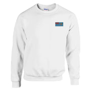 Sweat-shirt fidji broderie couleur mélange doux coton