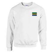 Sweat-shirt gabon broderie couleur coton mélangé doux