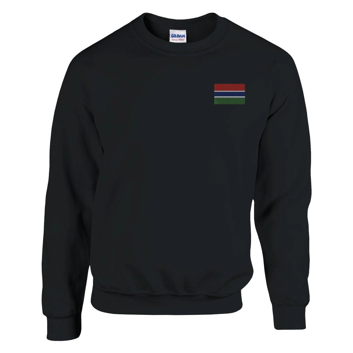 Sweat-shirt gambie coton mélangé broderie couleur douce