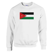 Sweat-shirt jordanie coton mélangé brodé couleur douce