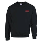 Sweat-shirt lettonie broderie couleur coton mélangé