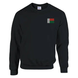 Sweat-shirt madagascar coton mélangé broderie couleur