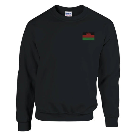 Sweat-shirt malawi broderie couleur en coton mélangé doux
