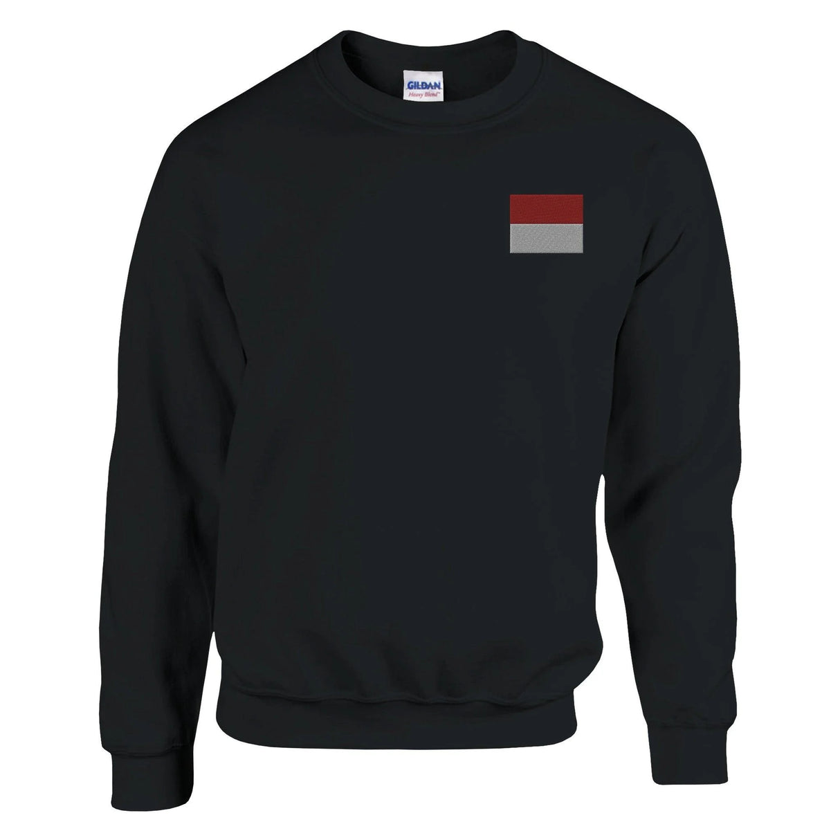 Sweat-shirt monaco broderie couleur coton mélangé doux