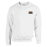 Sweat-shirt pays de galles broderie couleur coton mélangé