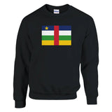 Sweat-shirt république centrafricaine coton mélangé brodé