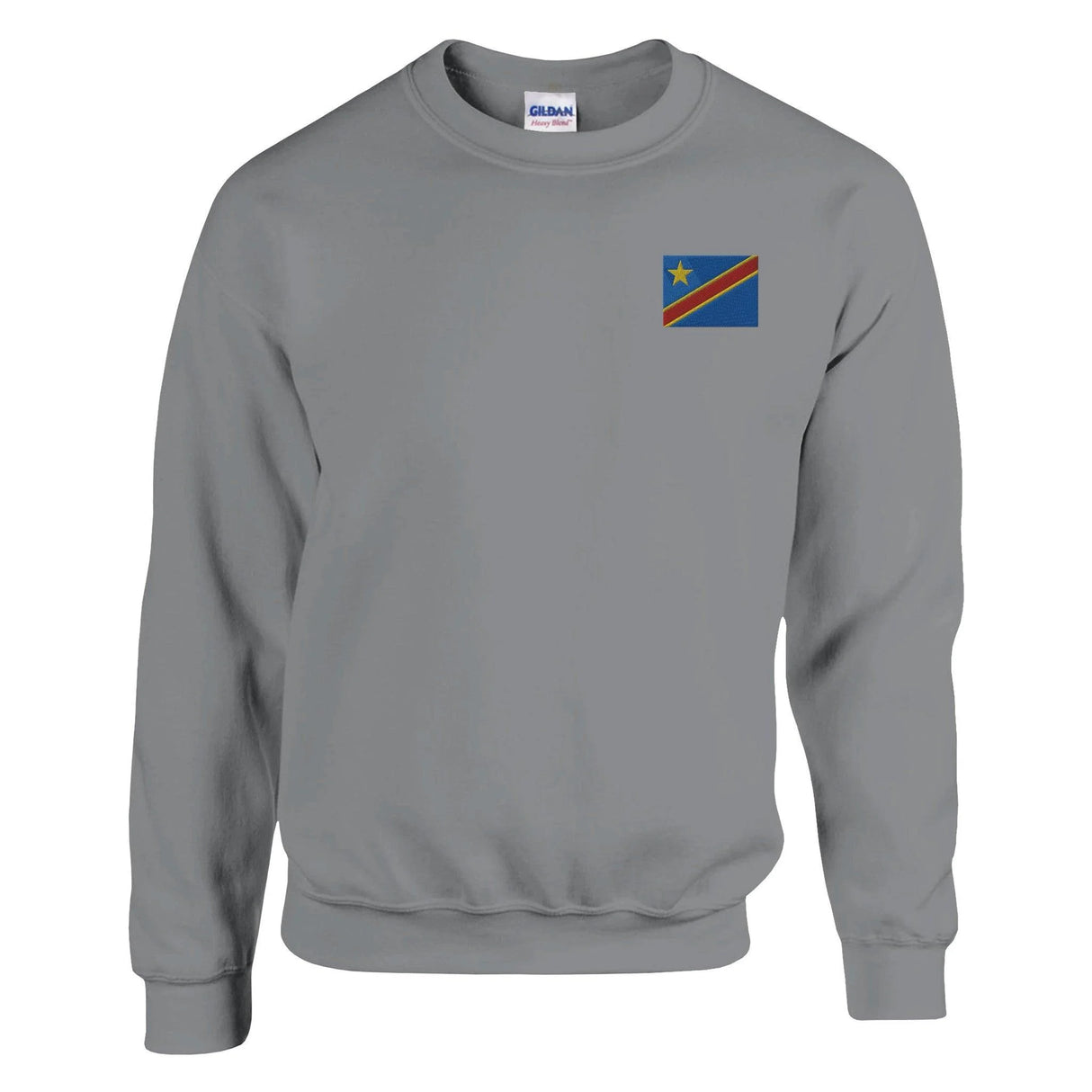 Sweat-shirt république démocratique du congo broderie couleur