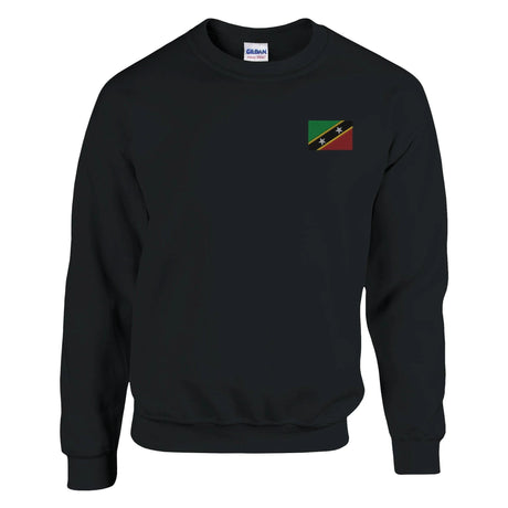 Sweat-shirt saint-christophe-et-niévès broderie couleur coton
