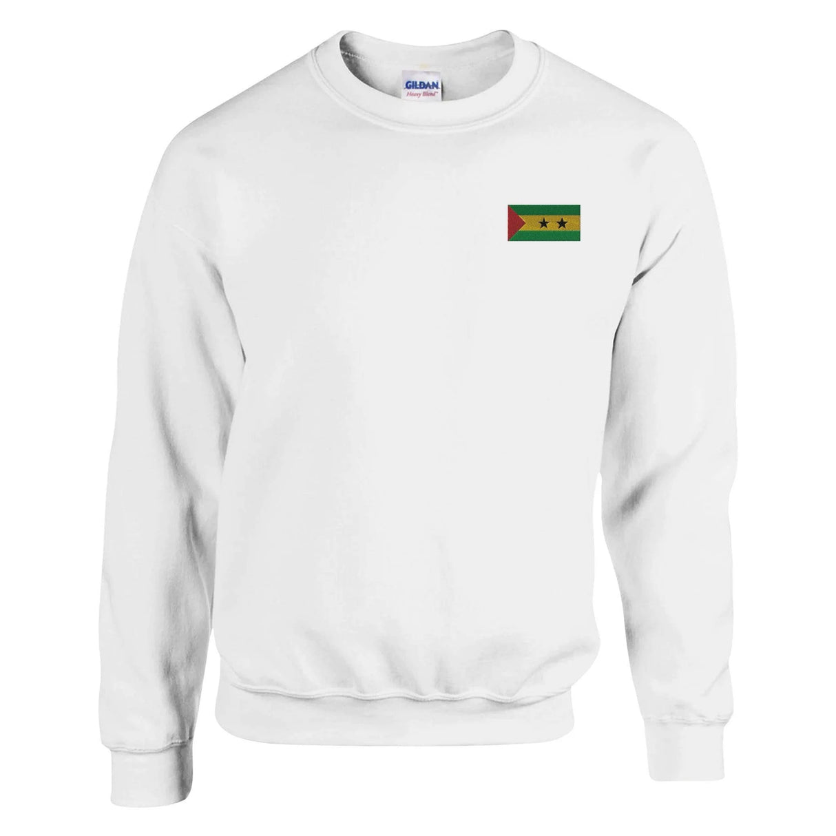 Sweat-shirt sao tomé-et-principe broderie coton mélangé