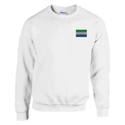 Sweat-shirt sierra leone broderie couleur coton mélangé