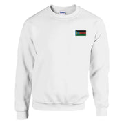 Sweat-shirt soudan du sud coton mélangé broderie couleur