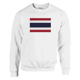 Sweat-shirt thaïlande coton mélangé brodé couleur douce