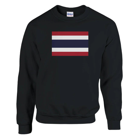 Sweat-shirt thaïlande coton mélangé brodé couleur douce