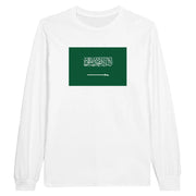 T-shirt à manches longues arabie saoudite coton mélangé