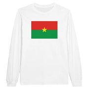 T-shirt à manches longues burkina faso coton mélangé imprimé